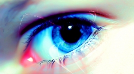 蓝眼睛写真壁纸