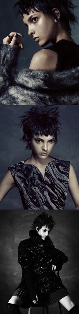黑美人-克拉丽斯・席尔瓦-别致的朋克服装