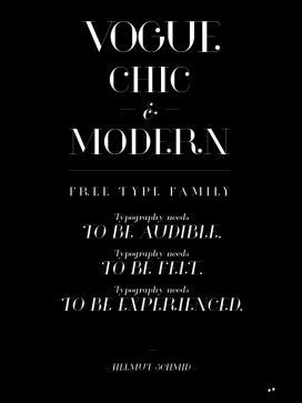 Glamor-现代雅致字体设计-许多国际知名品牌杂志封面采用了此字体