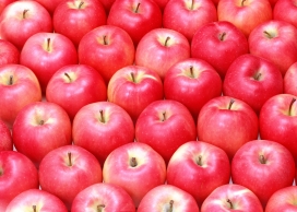 红色苹果堆