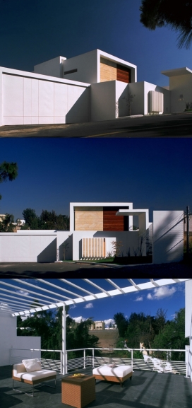 Casa 卡萨魔方大厦房屋-坐落在墨西哥丰富美丽山沟附近，用地面积780平方米，建筑面积612平方米