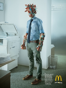 留下您的早晨心情-麦当劳早餐平面广告