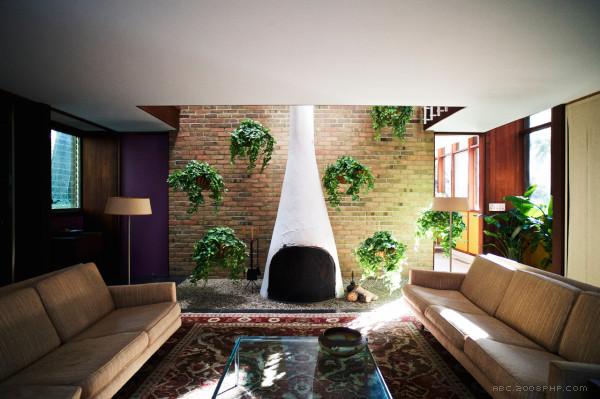 乔治・纳尔逊设计和建造的房子-建筑位于密歇根州,极具个性化的空间设计,复古家具,整栋房屋都拥有充足的自然光线---酷图编号2