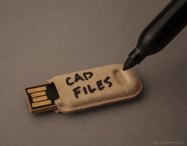 GIGS.2.GO™便携式纸浆盒U盘存储卡设计-设计师采用廉价,信用卡大小的存储卡,用一个快速,简单的方法来共享大型文件数据---酷图编号3