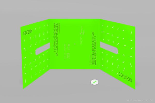 Designing a Modern Heritage绿色主题宣传册设计---酷图编号6