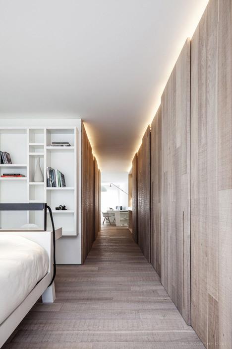 比利时C.T室内建筑机构作品-时尚家居公寓,是一个紧凑的家,集成了多种功能,可以休息与办公---酷图编号2