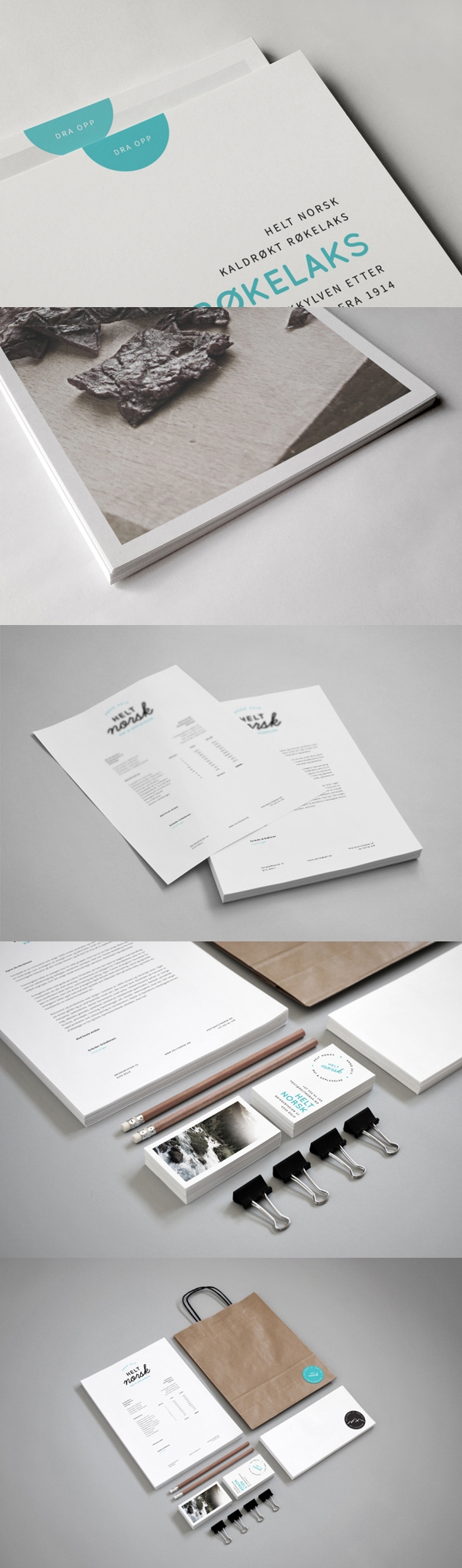 挪威传统食物商店-HELT NORSK品牌标识设计封面大图