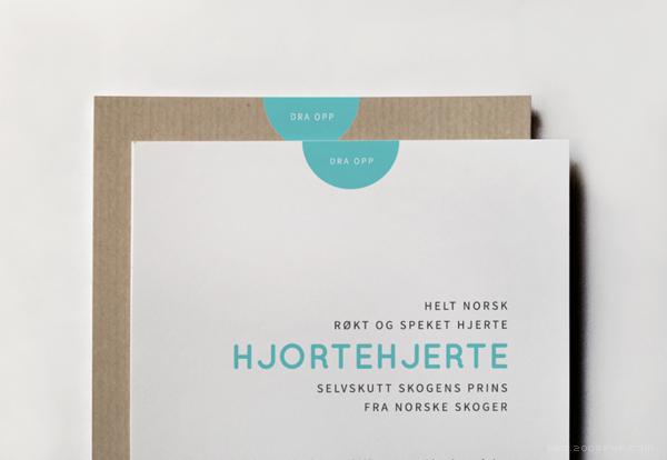 挪威传统食物商店-HELT NORSK品牌标识设计---酷图编号1087287