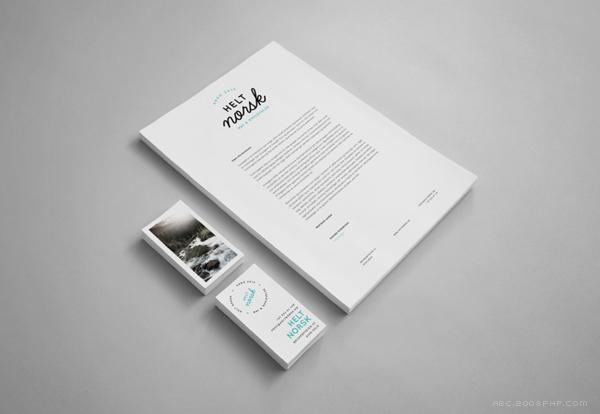 挪威传统食物商店-HELT NORSK品牌标识设计---酷图编号1087293