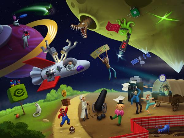 乌克兰插画师Konstantin Alekyan个人商业作品---酷图编号2