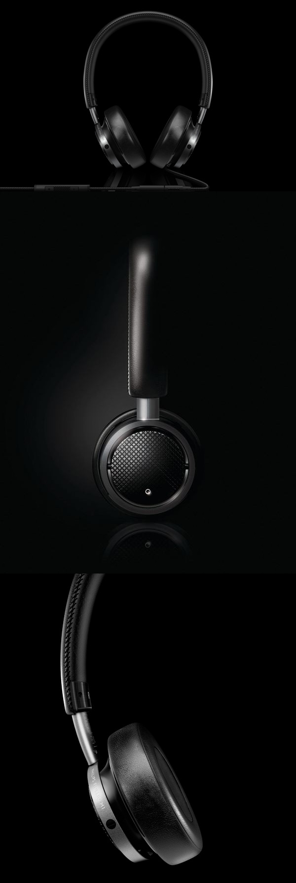 飞利浦头戴式皮革金属Fidelio M1音乐耳机设计图片