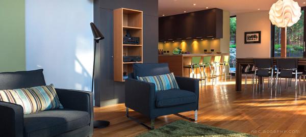 大自然度假屋-坐落在加拿大魁北克一个树林陡峭上,旁边有一个大湖,真是一个度假天堂---酷图编号5