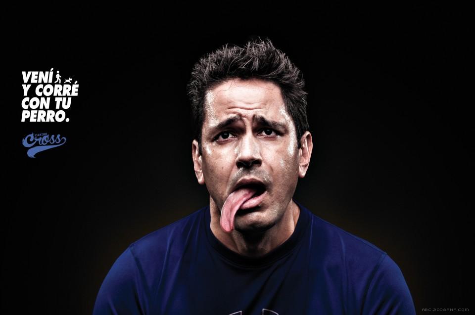 大长舌头-Caninocross (Dog race)平面广告---酷图编号2