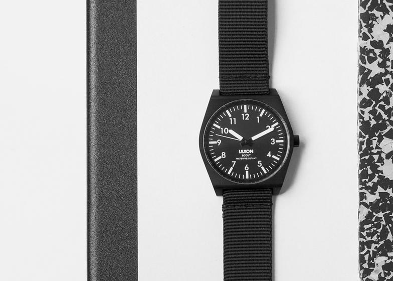 军事功能手表-瑞士游戏设计工作室Big-Game第一款腕表作品,现已有五种颜色在Dezeen手表商店出售。配备平面几何线条与大胆易于阅读的脸和对比数字标记,铝制外壳尼龙表带也吸引了来自令人惊讶和怀旧感,提供红色,绿色,蓝色,黑色和灰色,并提供带免费全球航运---酷图编号3