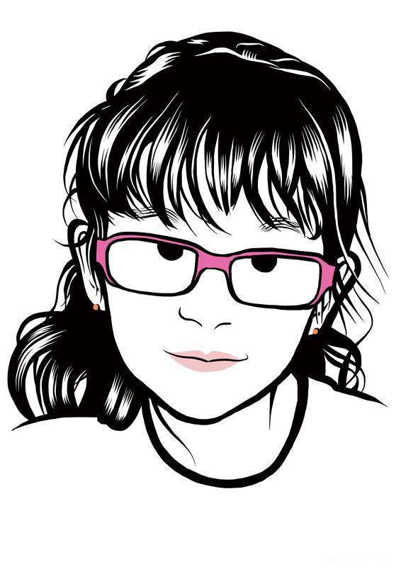 Portraits-铅笔人像插画---酷图编号7