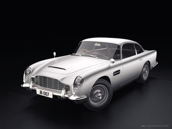 Aston Martin(阿斯顿・马丁)DB5复古车设计---酷图编号5