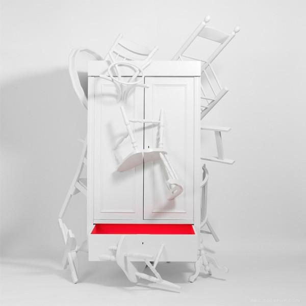 引发全球废物意识的设计-垃圾桶壁橱衣柜-荷兰设计师Marijke & Sander作品---酷图编号5