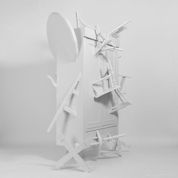 引发全球废物意识的设计-垃圾桶壁橱衣柜-荷兰设计师Marijke & Sander作品---酷图编号2