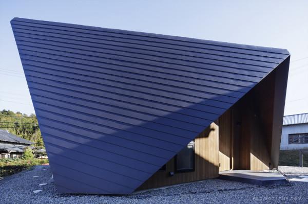 A型折纸屋-坐落在日本三重县一个古老的村庄---酷图编号4