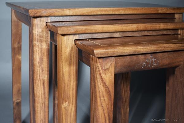 Motion贴面红木桌设计---酷图编号2