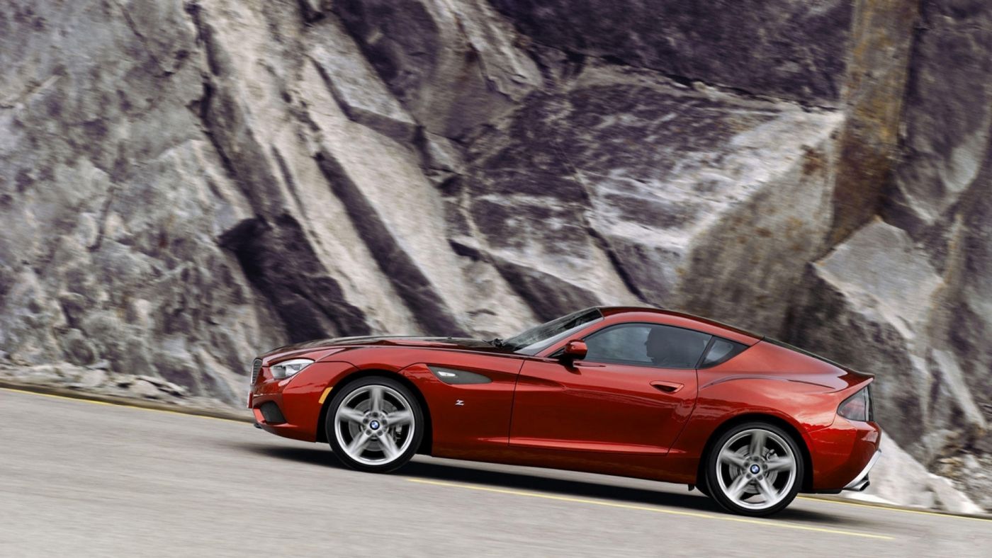 红色宝马Zagato Coupé概念车高清桌面壁纸图片