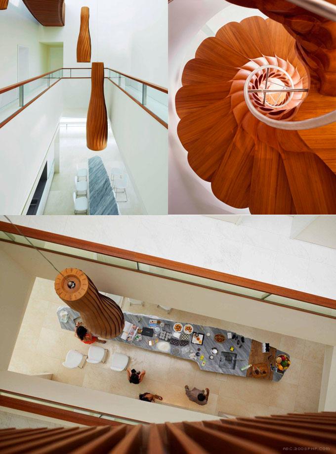 马来西亚吉隆坡优雅的圆形公寓-塑造了吉隆坡天际线的味道,3,000平方米的住宅设计,包括9间卧室,两个家庭间,一个厨房和一间私人用餐区,一个家庭图书馆,游戏室,公共接待区,一个正式的餐厅,宴会厅,教堂, 21个浴室,一个游泳池池,两个套房和室内私人车库,是大型综合建筑及室内设计---酷图编号3