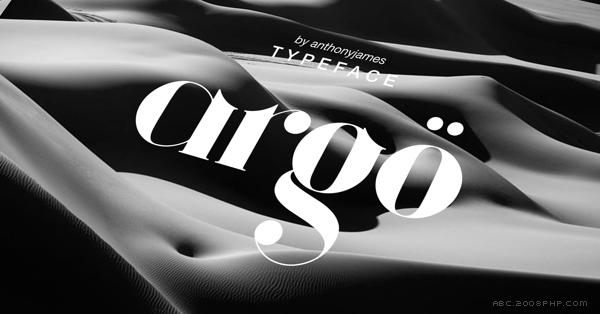 ARGÖ 传统美学字母字体设计---酷图编号7