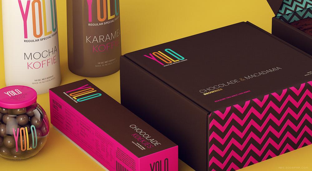 嬉戏的乐趣-YOLO糖果包装-丰富的五颜六色纹理来诠释品牌本质---酷图编号2