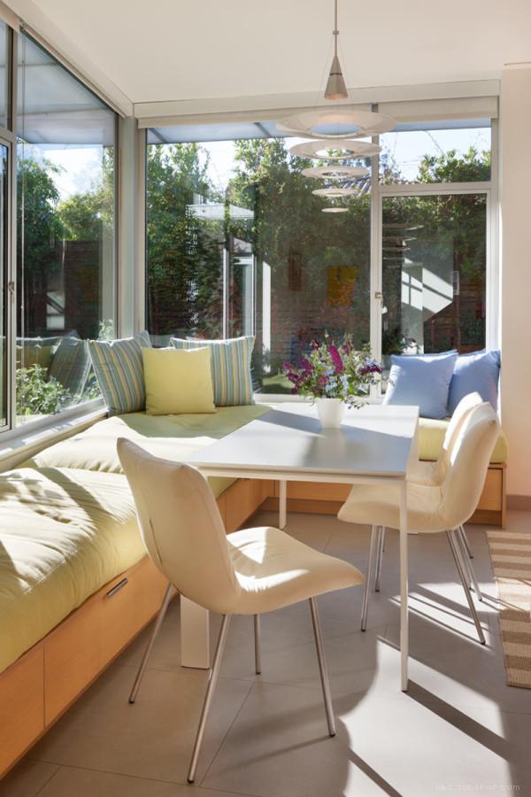 零能源的房子-在加利福尼亚圣塔莫妮卡,两层楼高,里面还有一间小画廊---酷图编号9