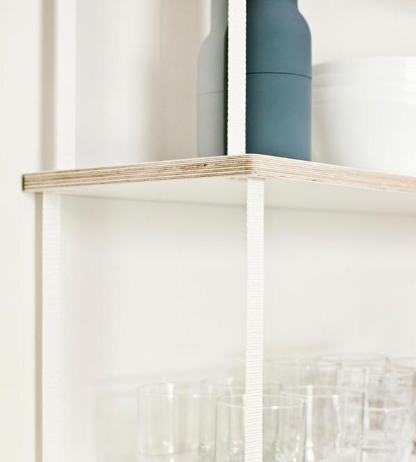 德国fifti-fifti产品品牌设计的背包壁架系统书架-可以快速装在墙上,走廊,厨房,客厅墙壁上---酷图编号1