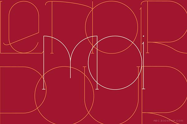 Hyperfuente/Etager纤细英文字体设计---酷图编号3