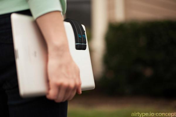 “无形”的手腕穿戴式键盘-这是一个无键盘的键盘,将改变我们的使用方式,也可以控制你的平板电脑---酷图编号2