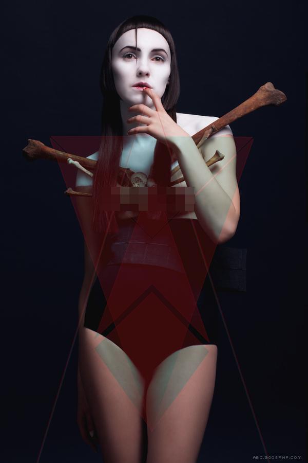 Prysm杂志-几何图形设计结合人像作品---酷图编号4