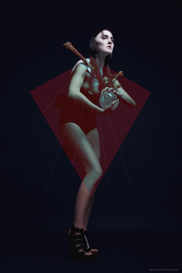 Prysm杂志-几何图形设计结合人像作品---酷图编号1