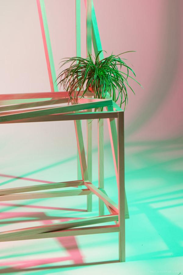 一个新视角和新想法木质支架设计---酷图编号1100969