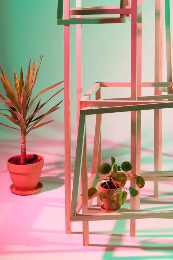 一个新视角和新想法木质支架设计---酷图编号1100970