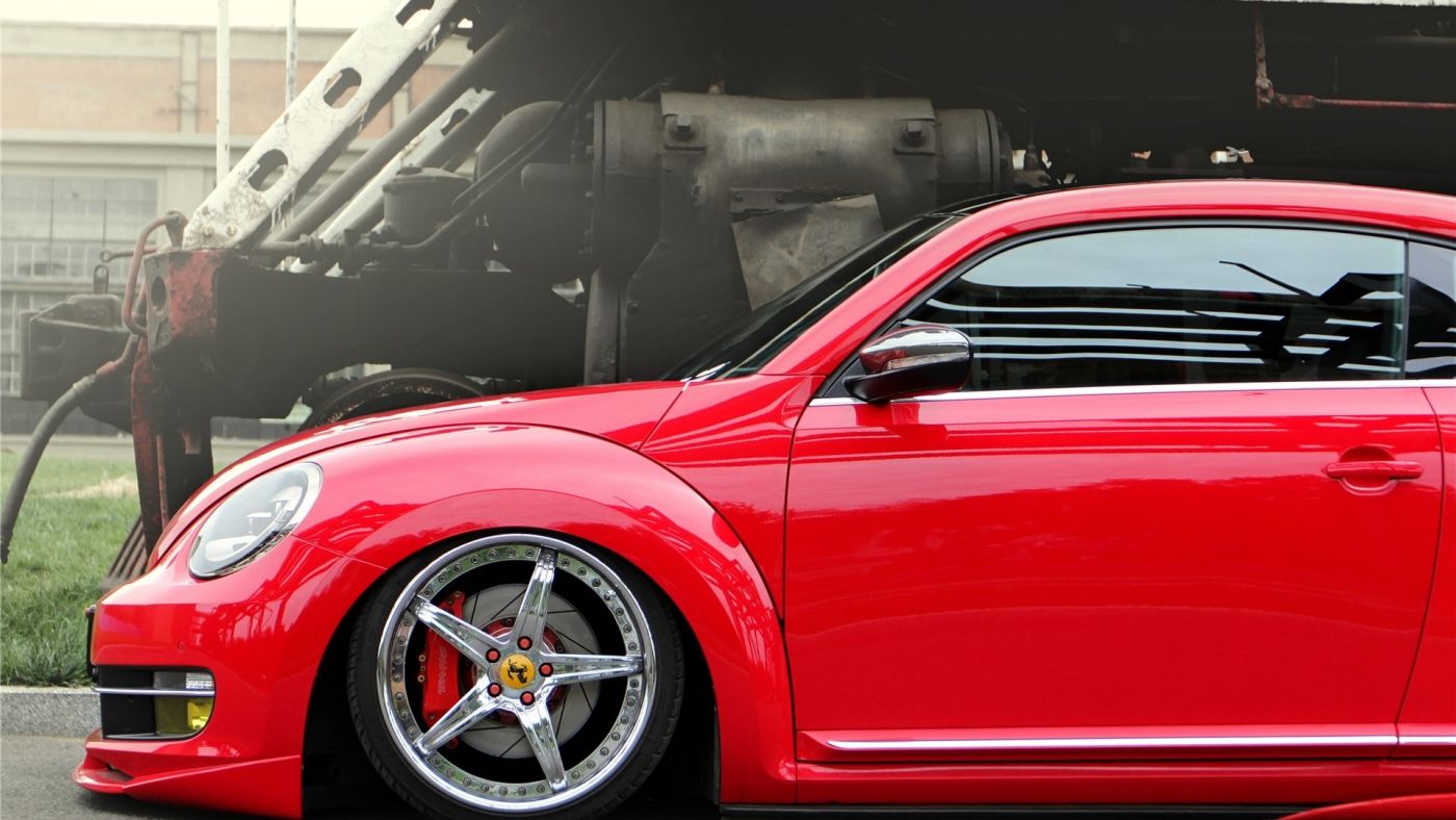 改装甲壳虫汽车侧面桌面壁纸下载图片