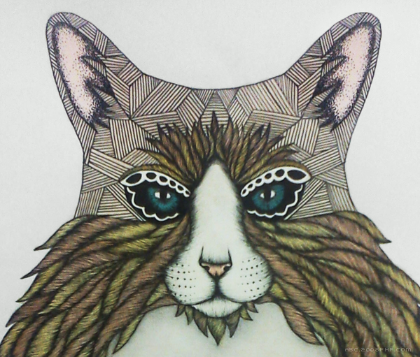 动物头人像插画---酷图编号9