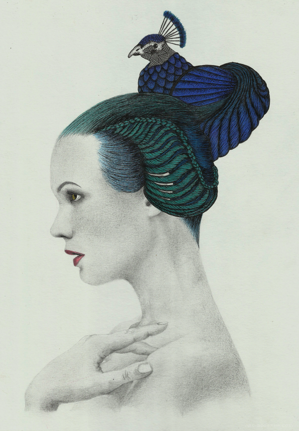 动物头人像插画---酷图编号4