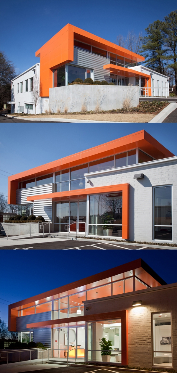 Chatahoochee办公室设计-13000平方英尺的空间设施包括公司办公室和实验室空间,本设计致力于创造一个当代环境,象征着进步的价值观,技术驱动的公司。封面大图