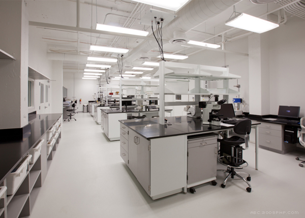 Chatahoochee办公室设计-13000平方英尺的空间设施包括公司办公室和实验室空间,本设计致力于创造一个当代环境,象征着进步的价值观,技术驱动的公司。---酷图编号1102515