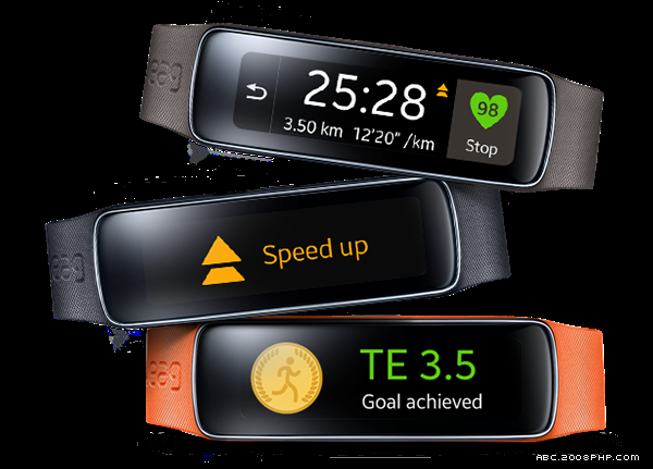 三星Samsung Gear Fit穿戴式设备设计-荣获2014移动世界大会最佳移动设备---酷图编号2