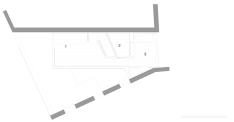 伦敦西部三米宽空间露台的房屋-半透明的玻璃正面有助于使自然光通过玻璃照射到房间---酷图编号10