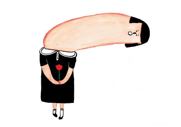 塞豆窿心事-儿童插画---酷图编号10