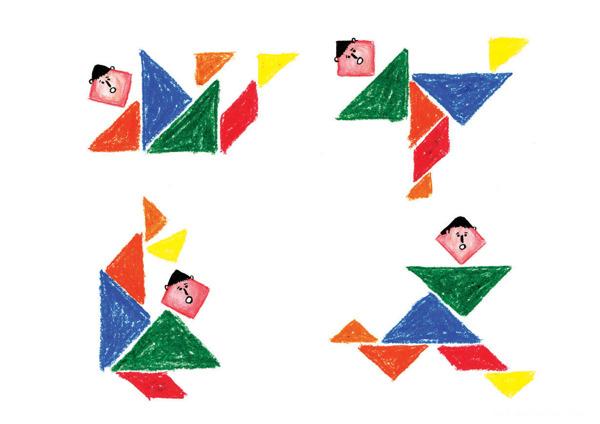 塞豆窿心事-儿童插画---酷图编号6