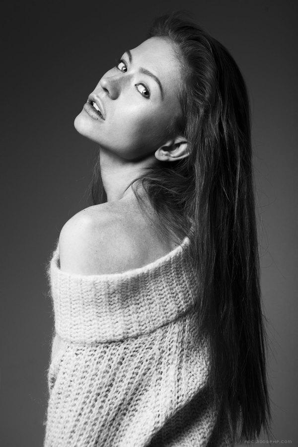 Masha/test质感女性黑白照片---酷图编号8