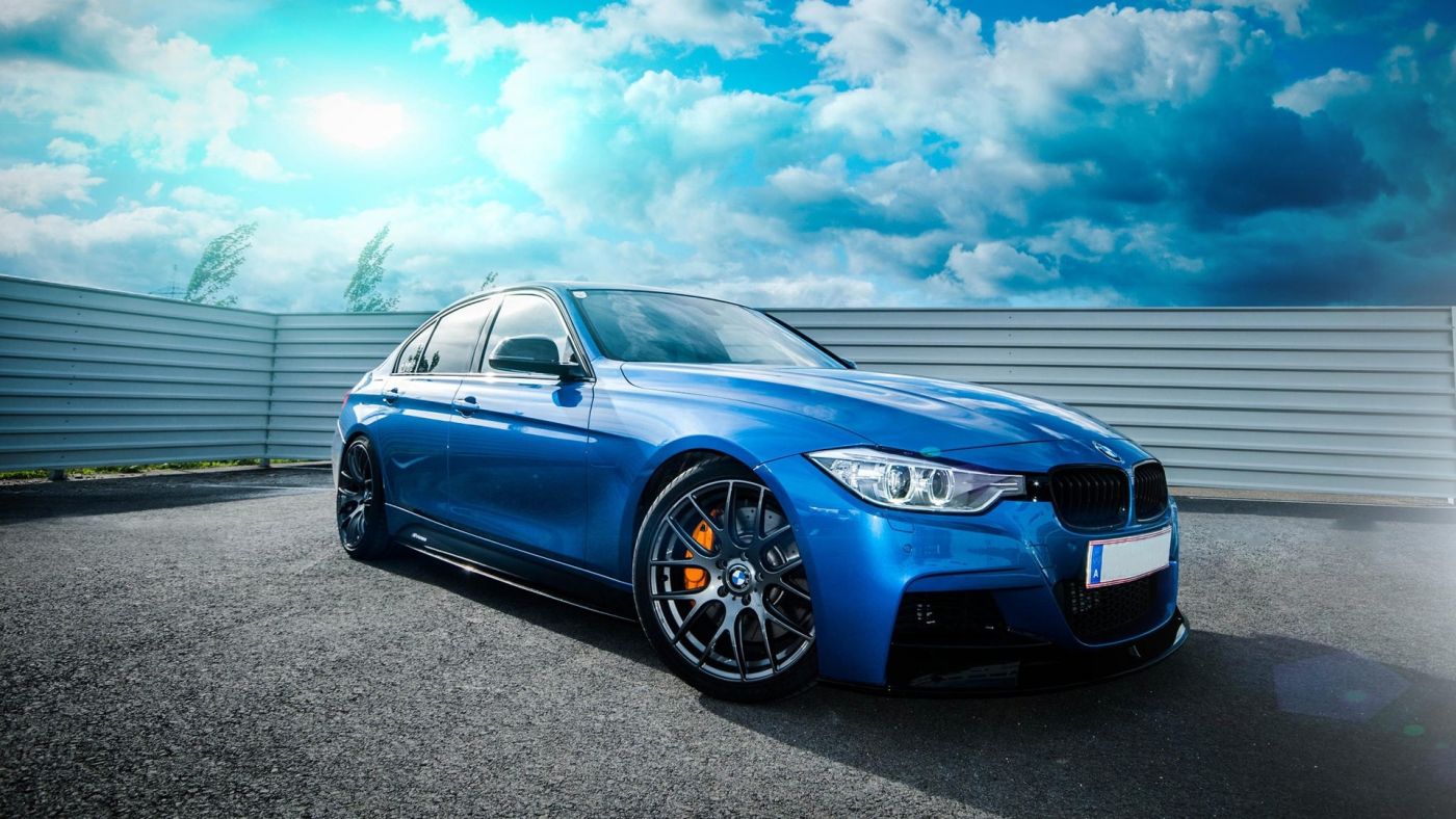 蓝色宝马M3轿跑车壁纸图片
