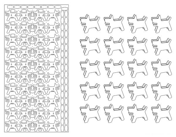 Bark Box天然胶合板笔筒架设计---酷图编号10