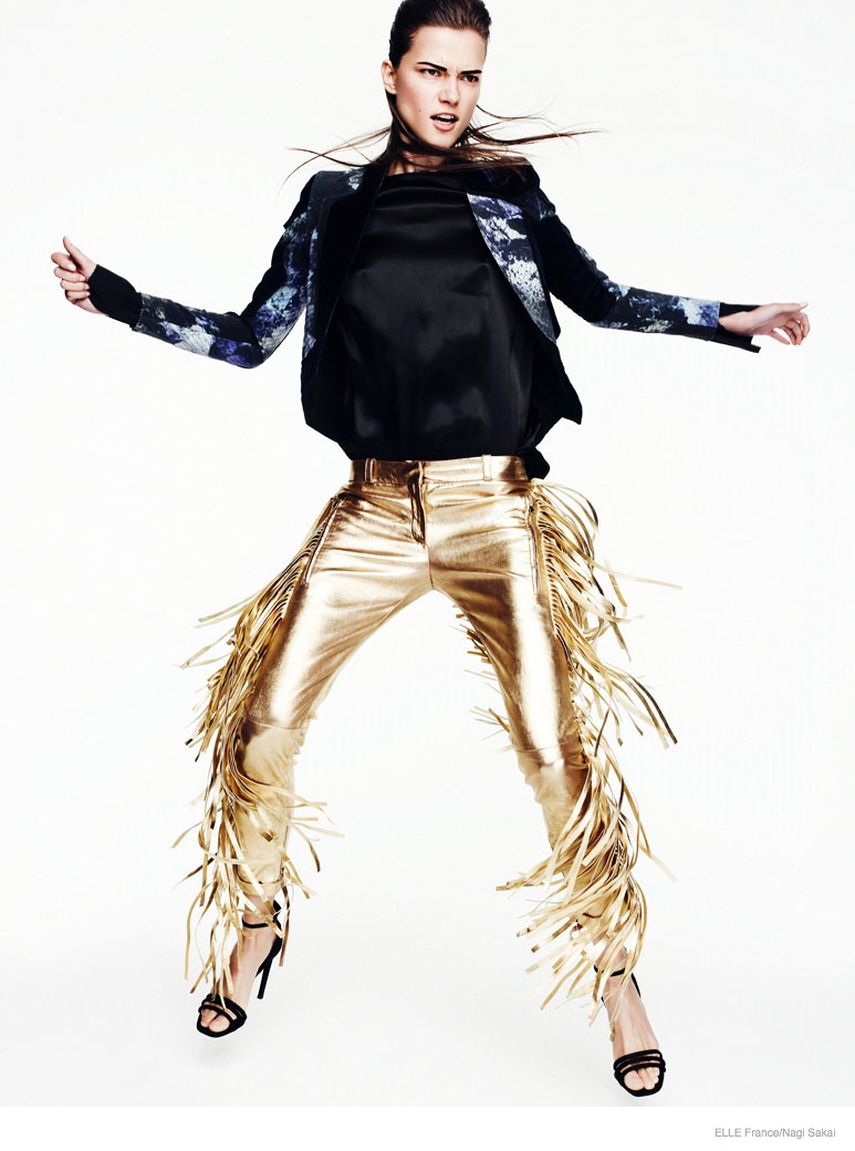 波兰美女KASIA Struss-ELLE世界时装之苑法国秋季藏品专刊---酷图编号19