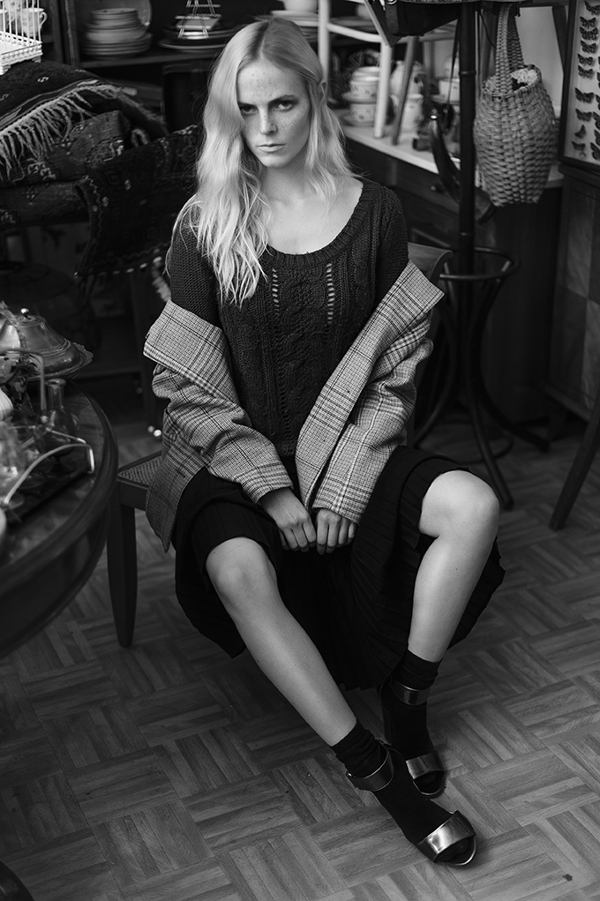 Urban Editorial-黑白女性人像---酷图编号3